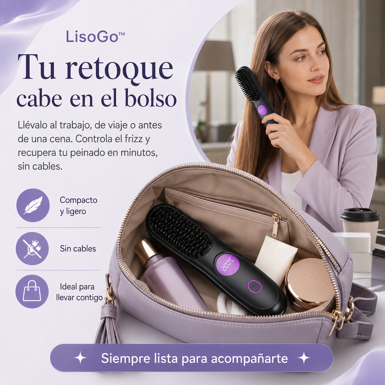 LisoGo cabe en el bolso